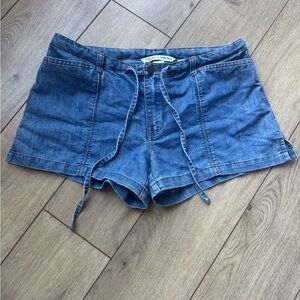 Vintage Abercrombie & Fitch Blue Denim Micro Y2K Shorts